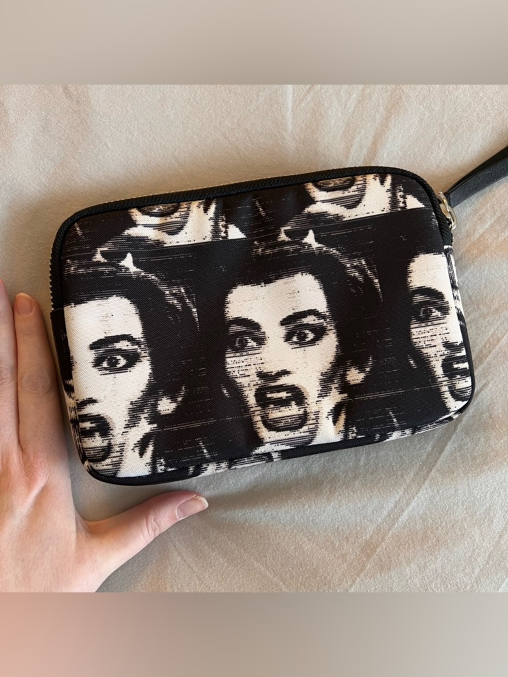 Marc Jacobs Maria Callas Scream Queen zip pouch clutch rare - Picture 2 of 6